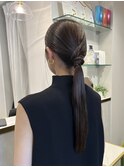 ヘアアレンジ/パーティー/フルバング/似合わせカット[銀座] 