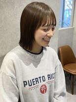 ラミエバイメルト 下北沢(lamie by melt)&nbsp;花田/ボブ/切りっぱなしボブ/セミディ/カール/シアーカラー