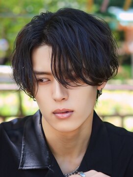 エイトメン 上野店(EIGHT MEN) センターパート/ニュアンスパーマ