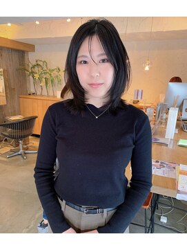 ドルセプラタ(Dulce plata) 大人可愛い小顔フェイスレイヤー×こなれストレートタッチ