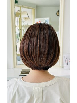 アトリーチェ 六科店(ATTRICE) 大人ショートボブ／白髪染め/髪質改善