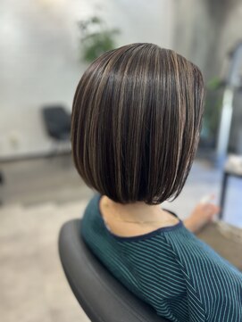 クラッチバイシオンアグリゲイト(CLUTCH by Zi-on aggregate) 人気★ミニボブ × ハイライト