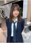 韓国顔周りレイヤーカット/前髪/髪質改善黒髪[横浜]