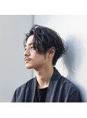 大人センターパート/ニュアンスパーマ