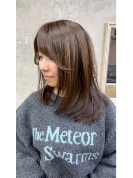 ヘアーアンドケアブラスト(HAIR CARE Blast) ブリーチなし透明感カラー/マロンベージュ/20代30代