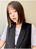 インナーカラー/イヤリングカラー/切りっぱなしボブ★18