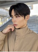 艶センターパートスペインカールダークアッシュ韓国マッシュ２