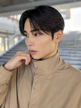 ガーデン 銀座(GARDEN) 艶センターパートスペインカールダークアッシュ韓国マッシュ２