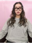 セミロングパーマ/スパイラル