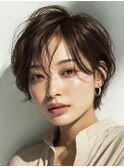 小顔ショート#ショート#ボブ#30代#40代