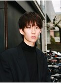 ブルーブラック/スペインカール/スパイキーショート/表参道