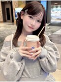 簡単スタイリング/小顔ヘア/ヘアセット/伸ばしかけヘア