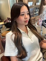 ヨーク(yoke.)&nbsp;艶髪ウェーブ/髪質改善/透明感カラー/アッシュブラウン