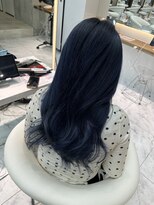 ロンドルピナス 小倉(Lond Lupinus) ミディアムヘア暗めカラー/デザインカラー/フェイスフレーミング