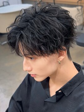 アイトーキョー 渋谷(AI TOKYO) 波巻きツイストスパイラルニュアンスフェザーシャドウパーマ