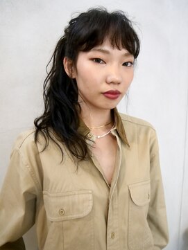 ソルト 舞鶴店(Salt) ロングパーマ/ニュアンスパーマ/前髪/前髪パーマ/ポニーテール