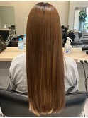 驚きの手触りに！髪質改善ストレート