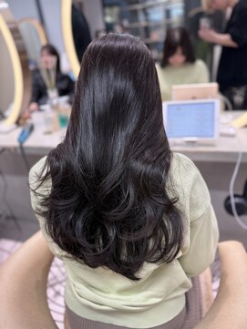 ロンドメリア 天神大名店(Lond Melia) イメチェンヘアスタイル小顔に見せるヘアココアベージュ