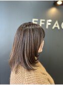 白髪ぼかしハイライト