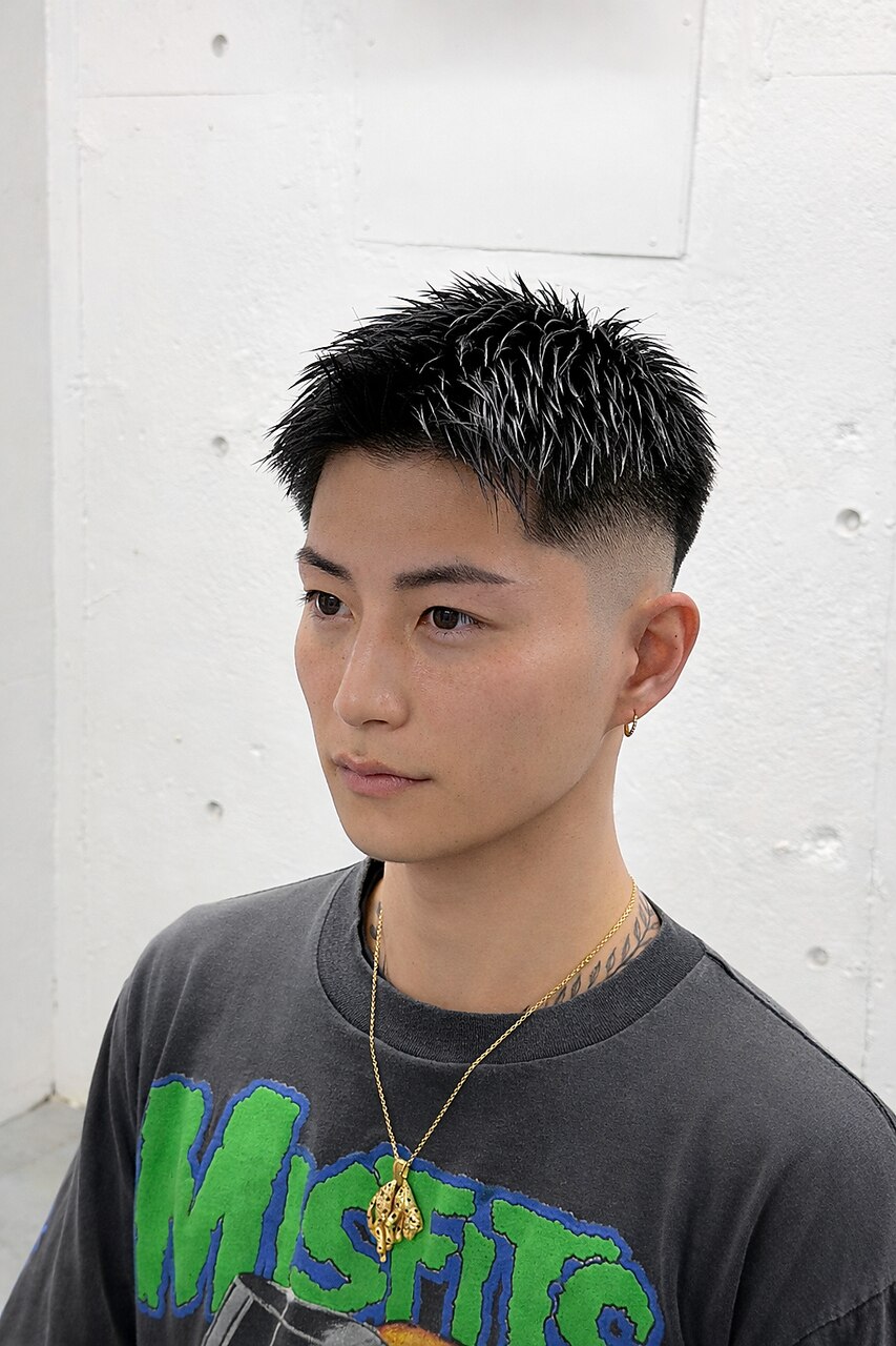 清潔感×色気】王道フェードのメンズベリーショート：L269798132