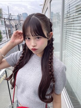 カシュカシュ 表参道(cache cache) 村川緋杏ちゃんぱっつん
