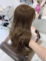 ハピネス 梅田茶屋町店(HAPPINESS)&nbsp;韓国風/レイヤーカット/顔周り/顔まわり/髪質改善/ベージュ