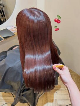 イリー 代官山(ILY) ブリーチなし 暗めカラー