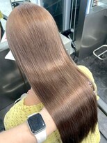 ワンズクロエ 原宿店(ONE's Chloe) イメチェンピンクベージュアンブレラカラー前髪