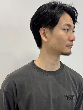 クレス 戸田店 メンズ店(CLESC) センターパート×ニュアンスパーマ