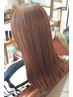 【カット有り/梅雨対策に◎縮毛矯正ストレート】カット+縮毛矯正+コア補修Tr