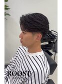 MEN’S/リバースセンターパート/ニュアンスパーマ