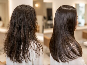 ゴールドスプラッシュ(GOLD SPLASH)の写真/【本物志向の大人女性へ】ごまかしのない本気の髪質改善。最高峰ケアで憧れの艶髪に。