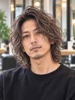 ジオジオべっぴんさん 千代野店&nbsp;スパイラルウェーブ　アッシュセミロング