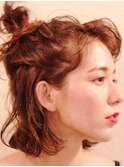 ルーズ／お団子／ヘアアレンジ