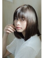 ヘアアンドスパ モーブ 世田谷(hair&SPA Mauve) 大人かわいい重めスタイル厚めバングワンカール前下がりロブ☆