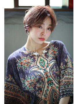 ルタ(LuTa by siesta＆LiCO) LuTa☆吉祥寺　ナチュラルショート×ピンクベージュ