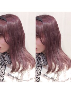 レンク(LENC) ラベンダーピンク×ピンクカラー×アリサ