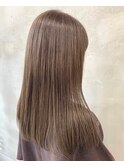 Carin那覇真嘉比店/小顔/オリーブカラー/セミウェットウェーブ