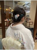 ボブヘアアレンジ着物セット