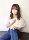 【JLB・yuko】ピンクブラウン×韓国風前髪