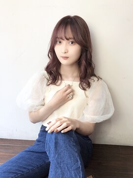 ジェイエルビー(JLB) 【JLB・yuko】ピンクブラウン×韓国風前髪