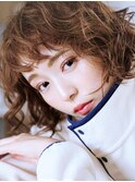 ★クルクルパーマ風ボブ