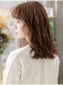 セミウェットウザバング外国人風こなれヘアa川口20代30代40代