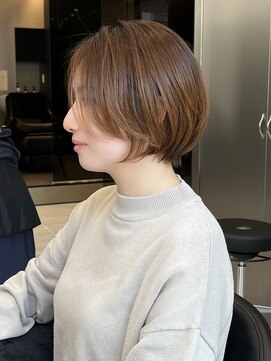ハルキ ミナト ジャパン フクオカ(HARUKI MINATO japan FUK) 丸みショート/長め前髪/ 【トリートメント】