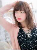 くせ毛風カールｘ斜めバング☆ラブクラシカルc5越谷20代30代40代