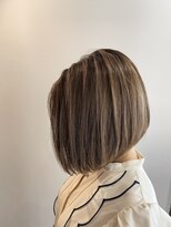 ピュアソウル(Pure Soul) ニューヨークドライカット×ハイライト×美髪前下がりボブ