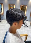 ナチュラルセンターパートスタイル