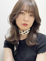 シェイト(ciate)&nbsp;レイヤー/くびれヘア/韓国ヘア/シースルーバング/暗髪