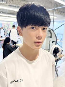 ニュアージュ 表参道 南青山(Nuage’) 王道爽やかスマートマッシュ【Nuage'表参道】小顔メンズカット