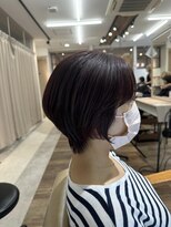 ザラブズラフズヘアー 守恒店(the loves laughs hair) カシスカラー